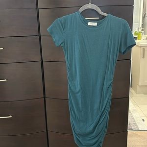 Babaton dress extra small, great condition cotton fabric in a teal colour